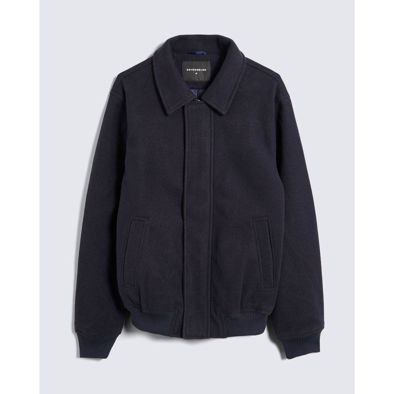 SEVEN SEVEN - Chaqueta Para Hombre Bomber Color Azul Marca Seven Seven #45080474