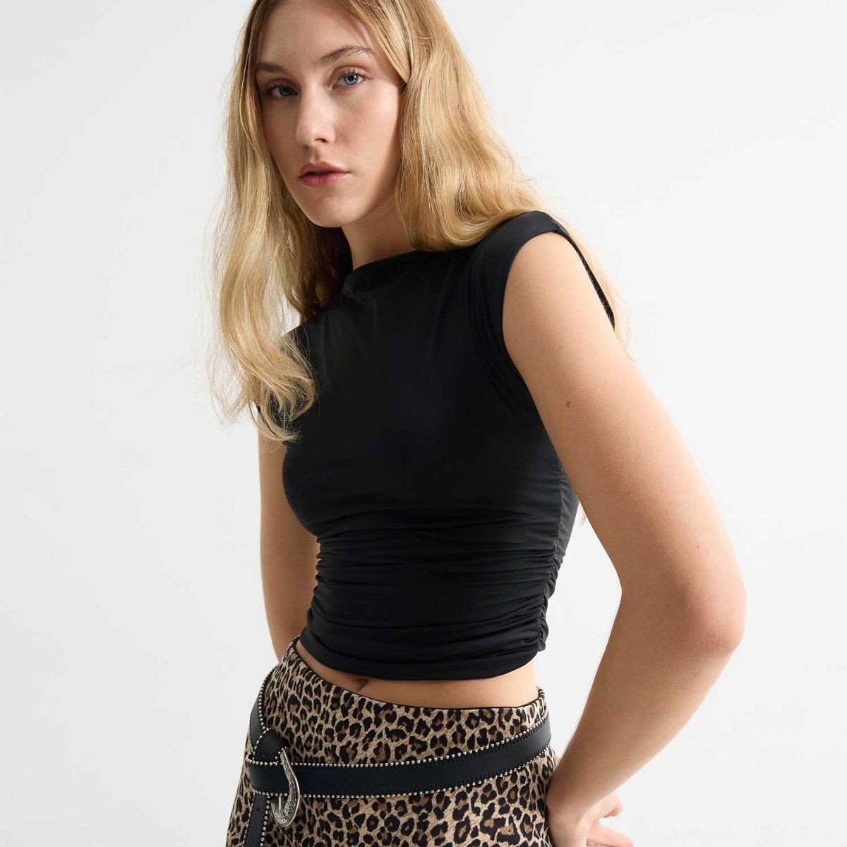 SEVEN SEVEN - Camiseta De Mujer  Color Negro Marca Seven Seven #28096351