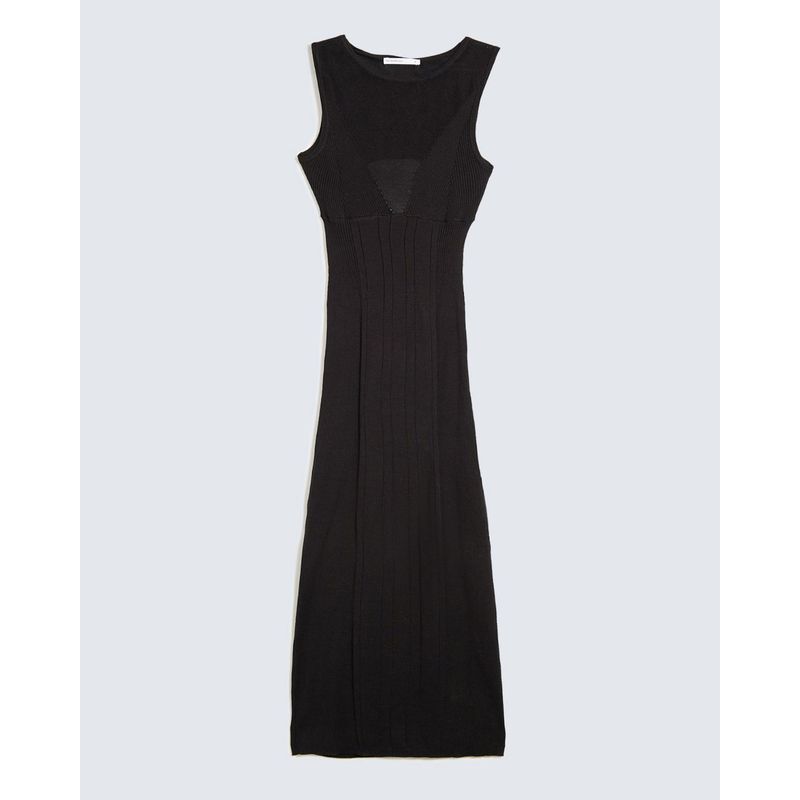 SEVEN SEVEN - Vestido Para Mujer M/Sisa Largo Color Negro Marca Seven Seven #28171379