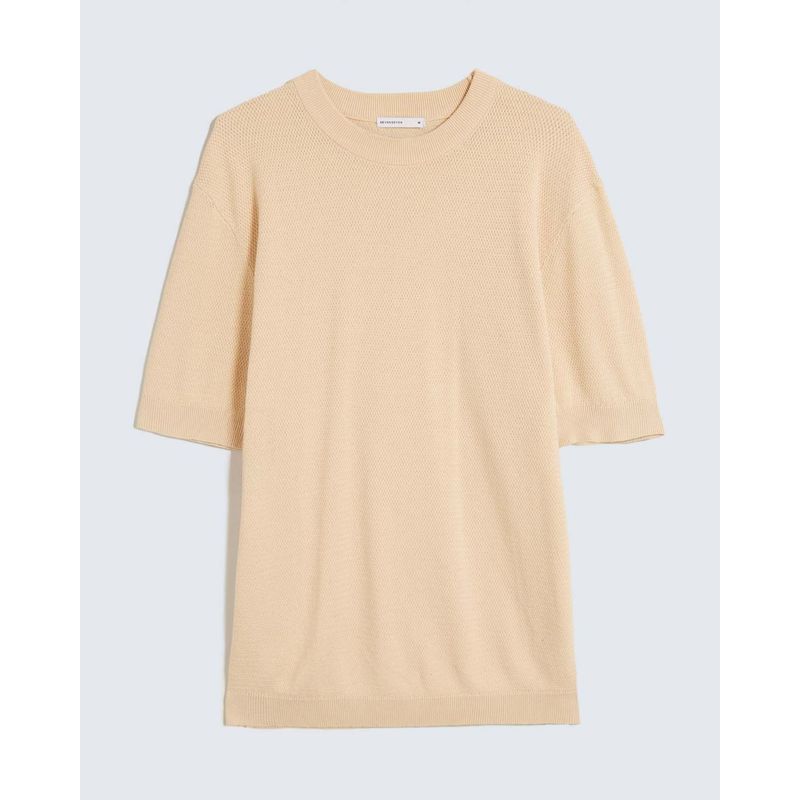 SEVEN SEVEN - Camiseta Para Hombre Manga Corta Cuello Redondo Color Beige Marca Seven Seven #45092694
