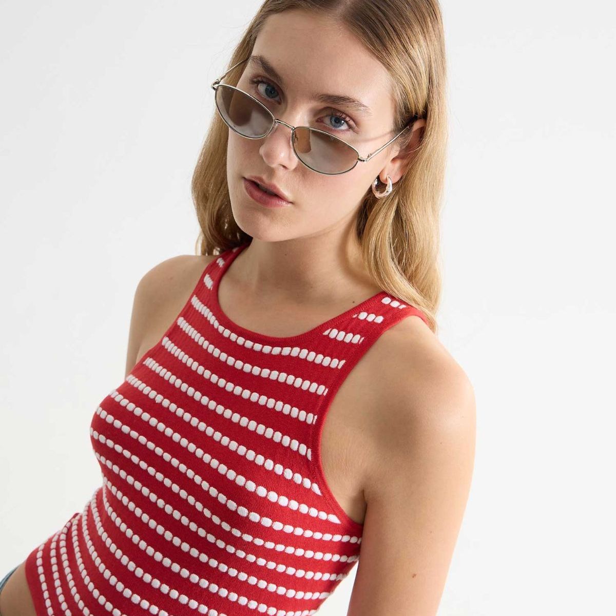 SEVEN SEVEN - Camiseta De Mujer  Color Rojo Marca Seven Seven #28096261