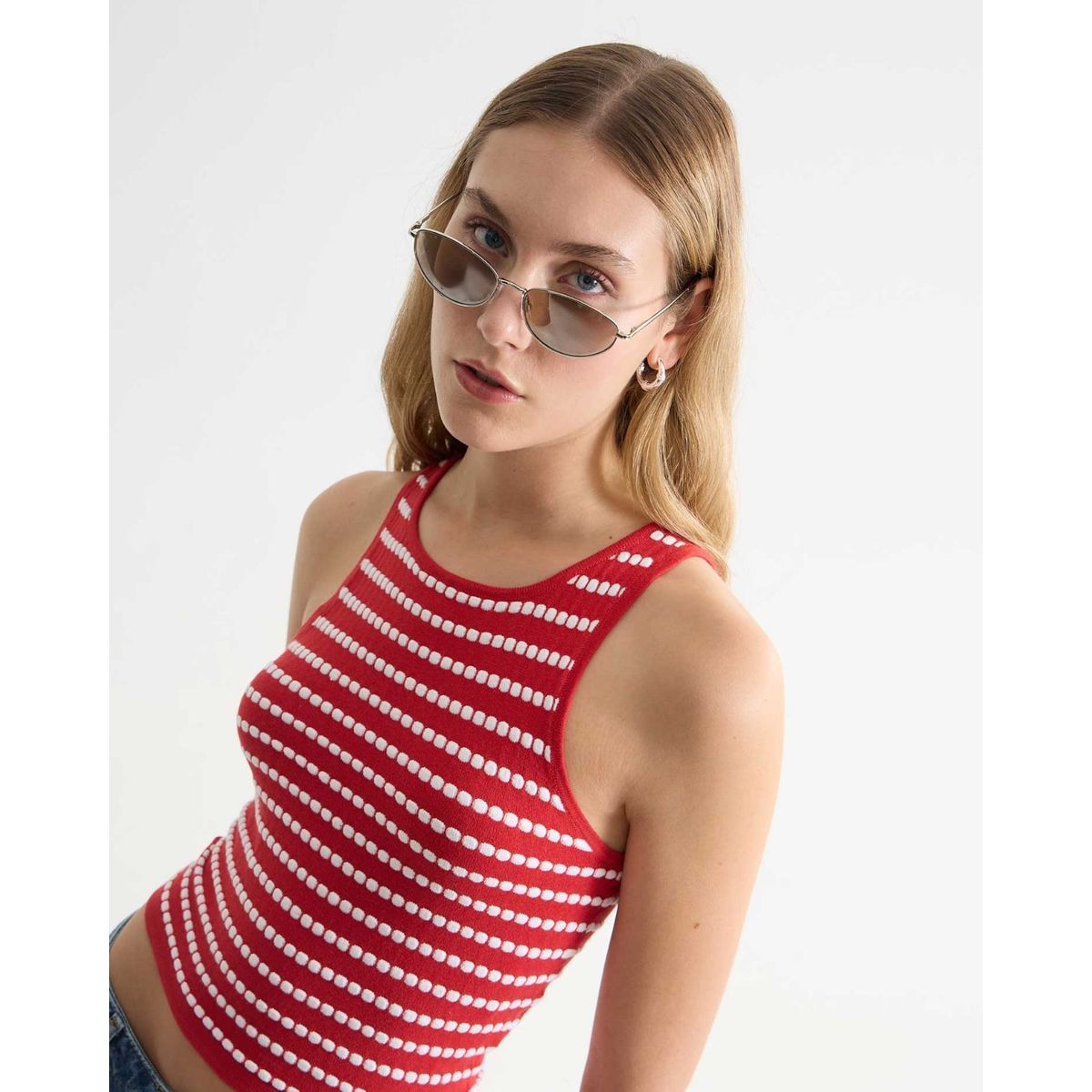 SEVEN SEVEN - Camiseta De Mujer  Color Rojo Marca Seven Seven #28096261