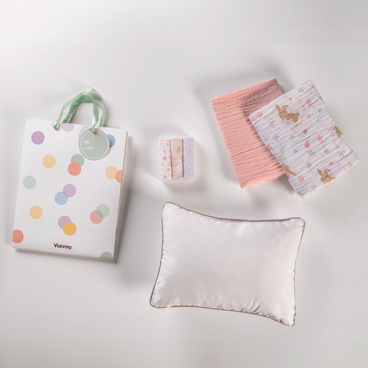 VIANNEY - Kit De Regalo Muselina Conejitas Vianney