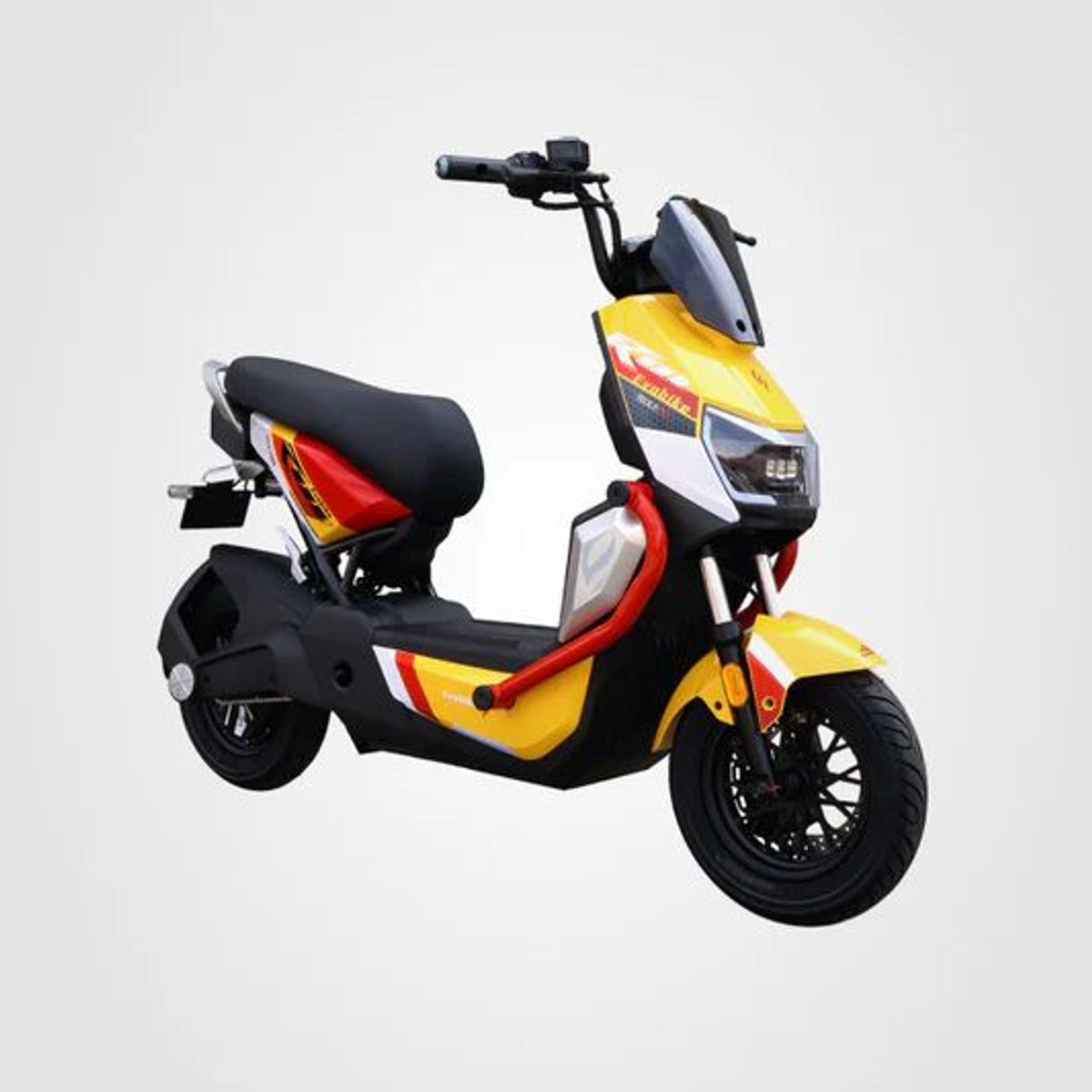 EVOBIKE - Bicicleta Eléctrica EVOBIKE AGUILA PRO 48kmh color AMARILLO ROJO 350w