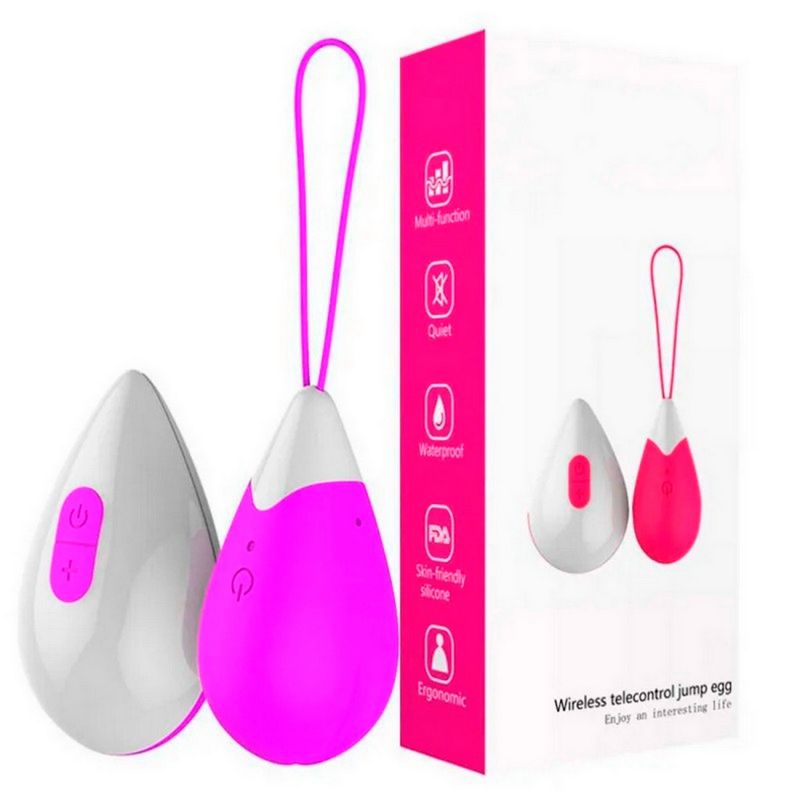 GENERICO - Vibrador Huevo Recargable Control Juguete Punto G 26495-13