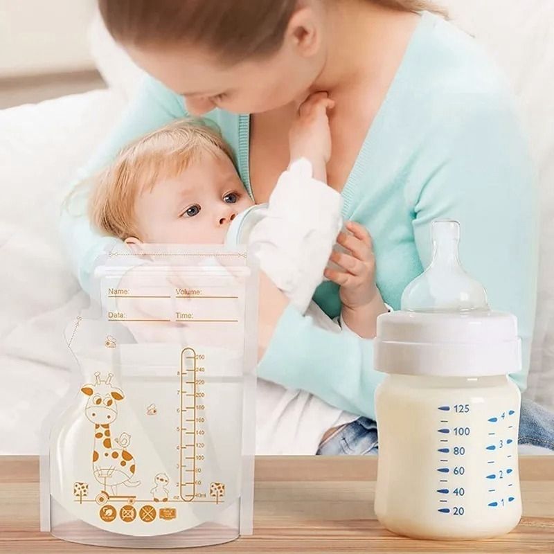 MUNDO BEBE - Bolsas Para Leche Materna 200ml 50 Unidades LIBRE BPA
