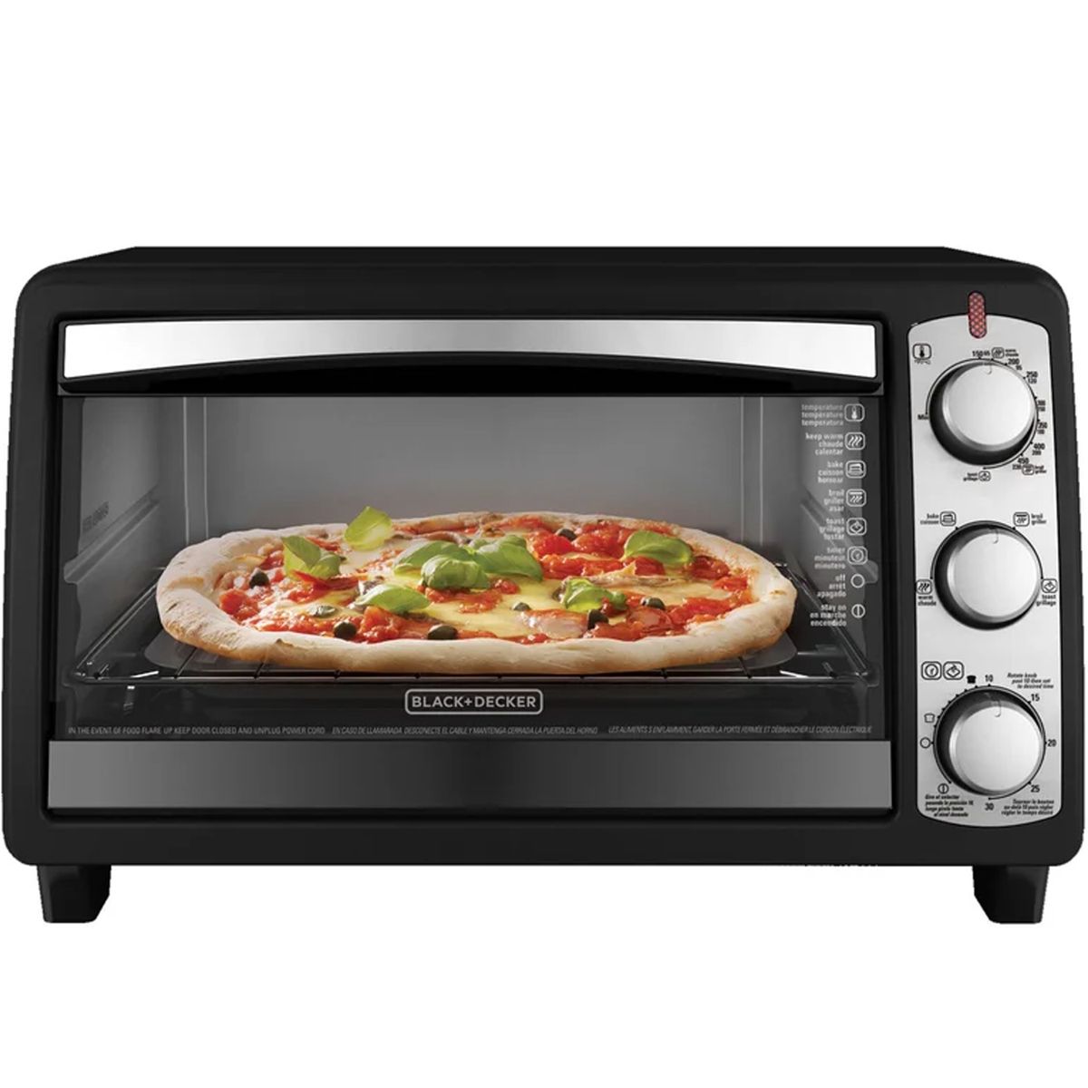 GENERICO - Horno Tostador Black And Decker 1200W 6 Rebanadas