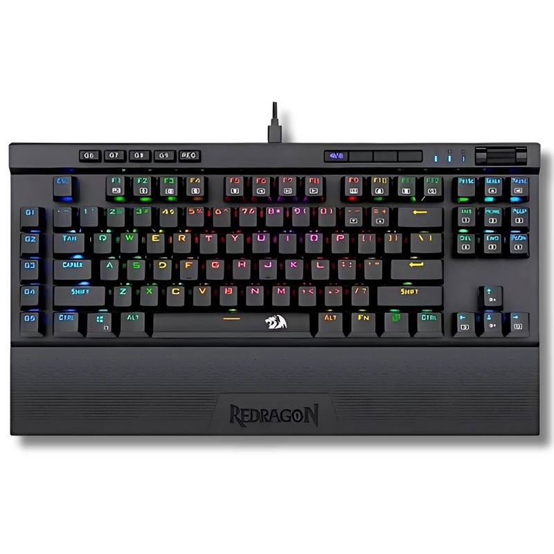 REDRAGON - TECLADO MECANICO REDRAGON MAGIC-WAND PRO K587RGB NEGRO