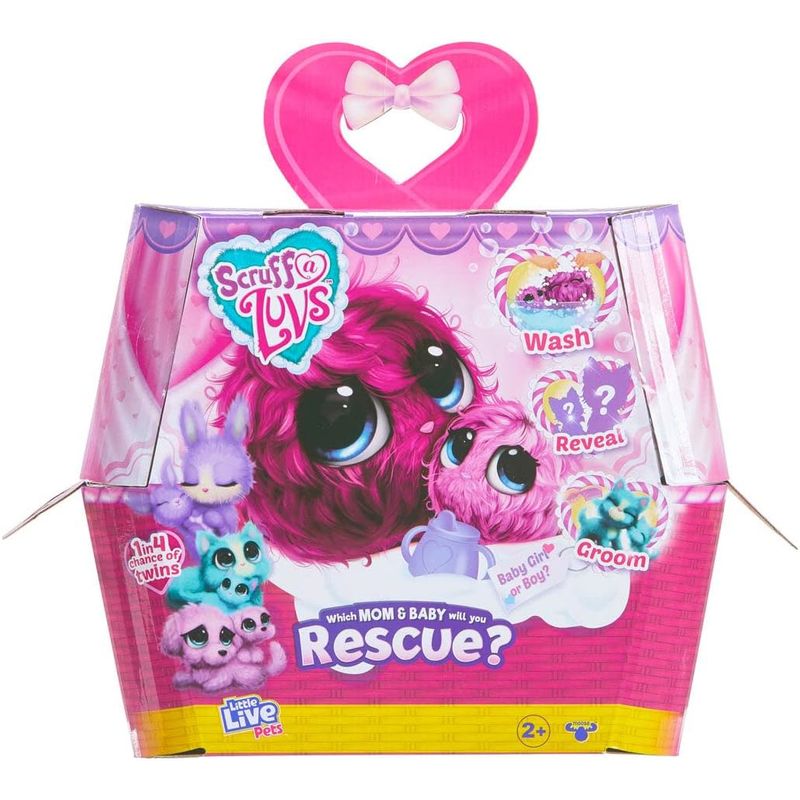 LITTLE LIVE PETS - Scruff-A-Luvs Mascotas Sorprendentes Rescate y Cuidado 30111