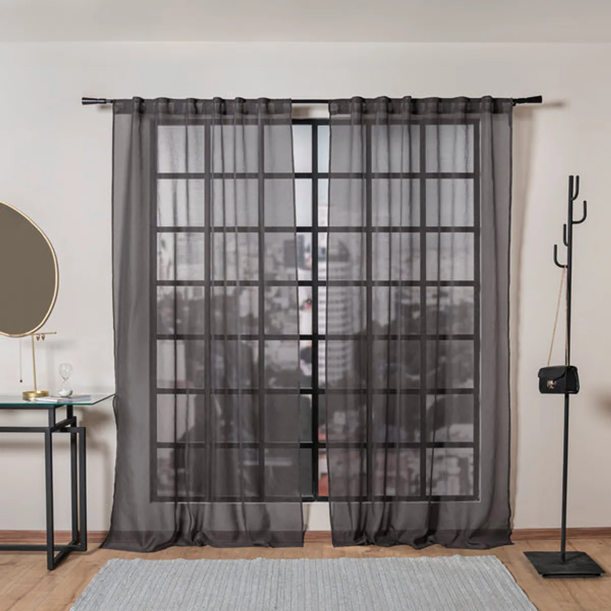 VIANNEY - Cortinas Viena Oxford Largas Vianney