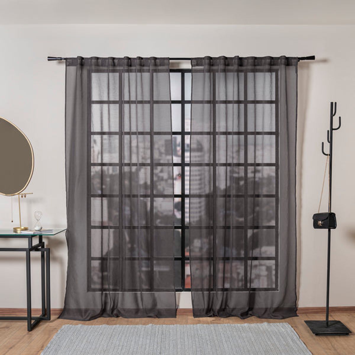 VIANNEY - Cortinas Viena Oxford Largas Vianney