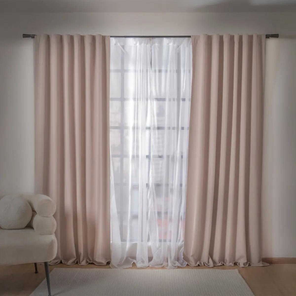 VIANNEY - Cortinas Blackout Catania Sweet Pink Largas Vianney
