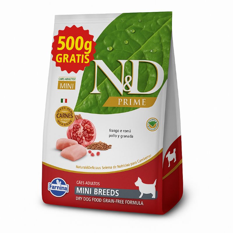 CATLIKE - Alimento N&D Dog Adulto Mini Breeds Pollo 2kg