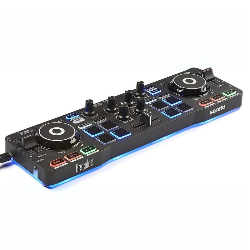HERCULES - Controlador Dj Hercules Djcontrol Starlight Consola Pc Celu