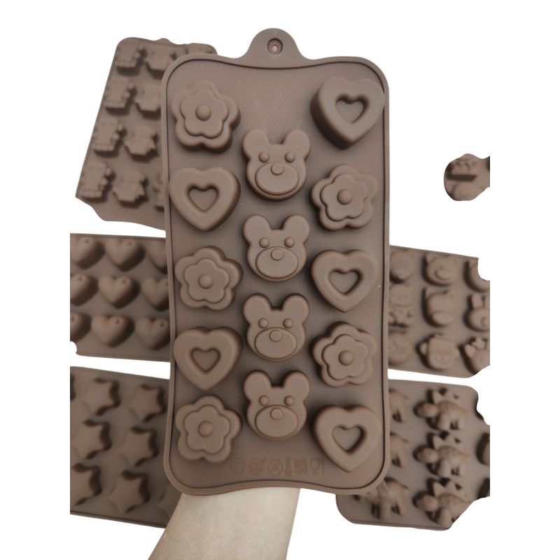 GENERICO - Molde Silicona para Gomitas Chocolates Tiernos Mini Osos