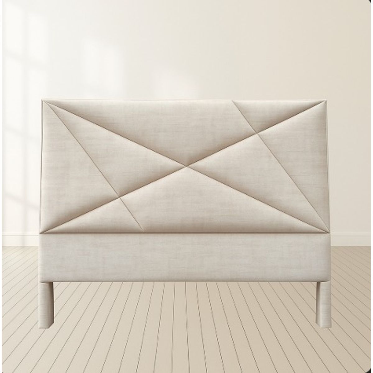 GENERICO - Basecama dividida Beige de 140 y cabecero oasis (cama Doble)