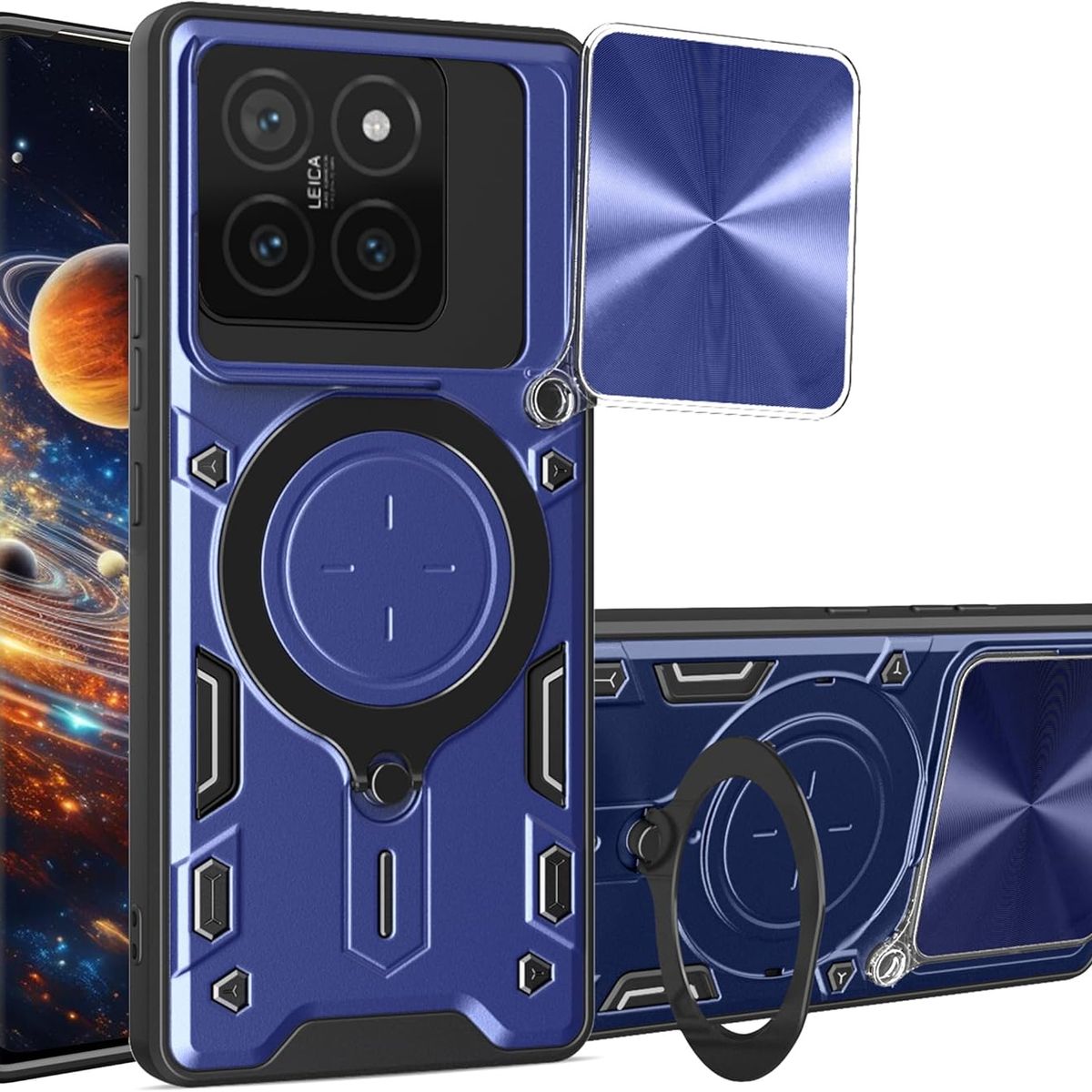 GENERICO - Funda Armo Antigolpe compatible con Motorola Edge 60 Fusion Azul