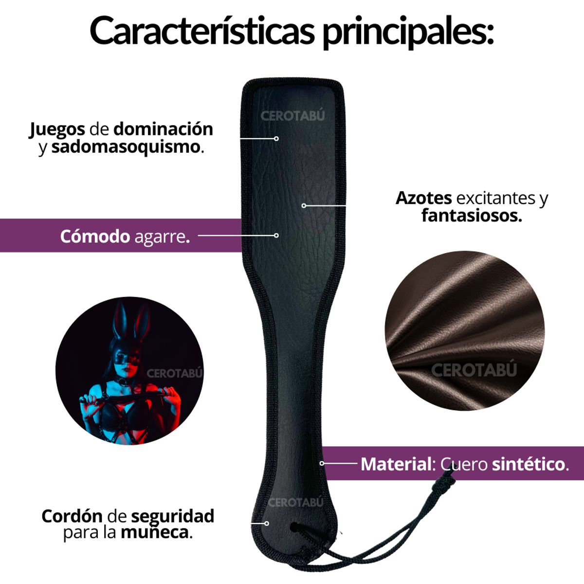 GENERICO - Paleta Sadomasoquismo Practica Bondage Bdsm