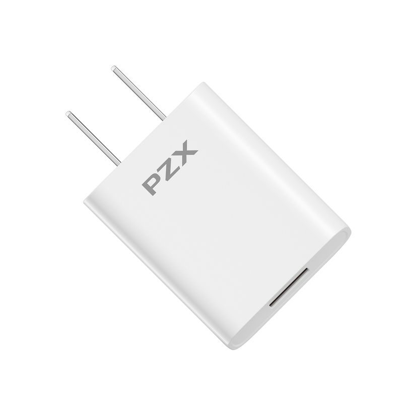 GENERICO - Cargador Cabezal Cubo USB 24a Blanco PZX P10
