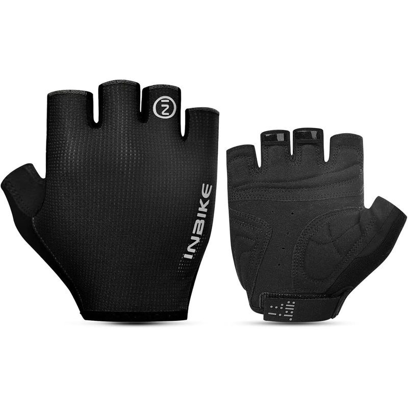 INBIKE - Guantes de Ciclismo INBIKE - Antichoque Transpirables Sin Dedos