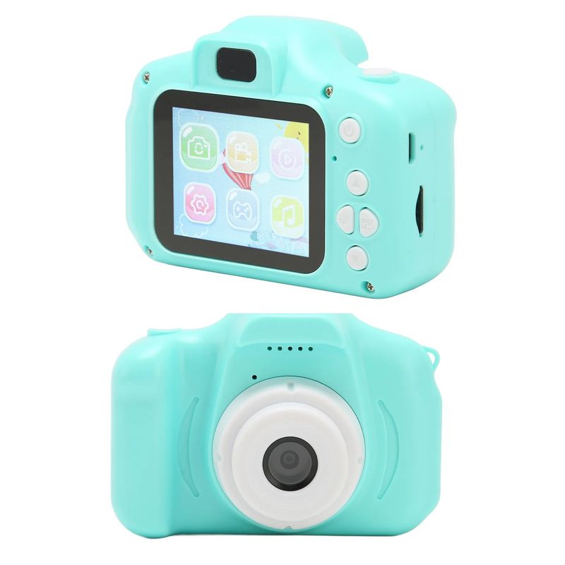 GENERAL - Mini Camara Digital Foto Niños Bateria Recargable Verde V-77