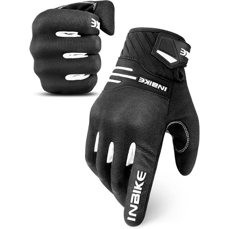 INBIKE - Guantes de moto INBIKE transpirables con nudillos duros TPR
