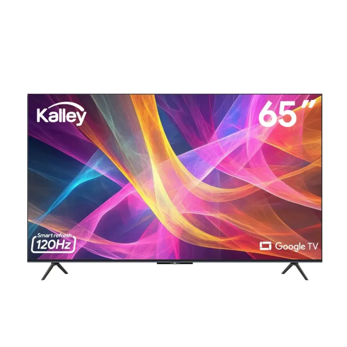 KALLEY - Televisor Kalley - 65 pulgadas 65GQ405 4K UHD QLED Smart TV Google