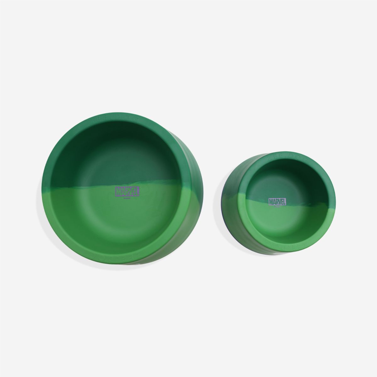 GENERICO - ZeeDog x Marvel Bowl - Comedero ref Hulk tamaño Pequeño