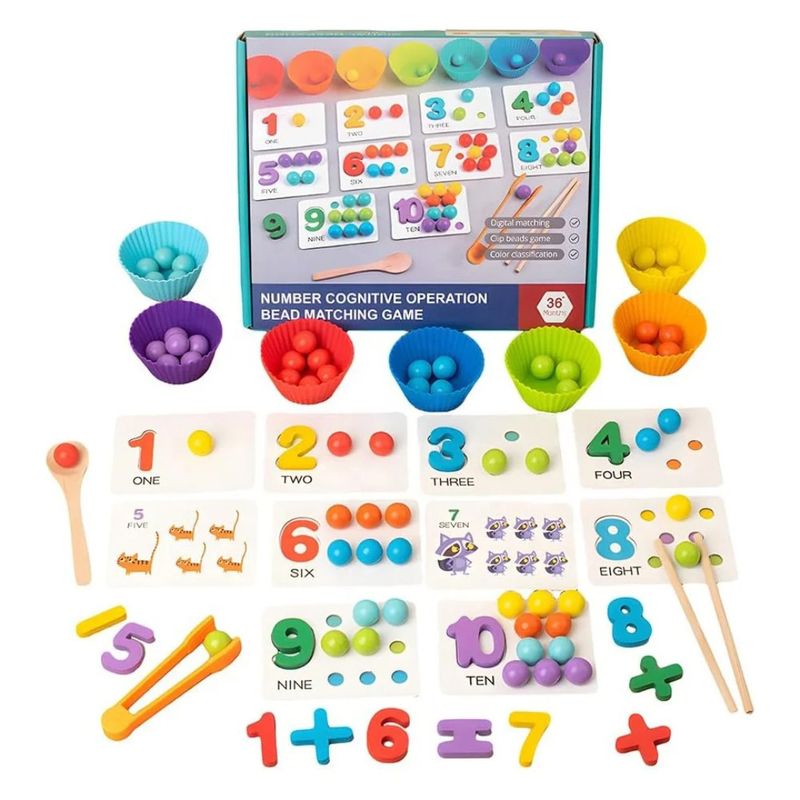 GENERICO - Juego Montessori Educativo Matemático Didáctico Niños
