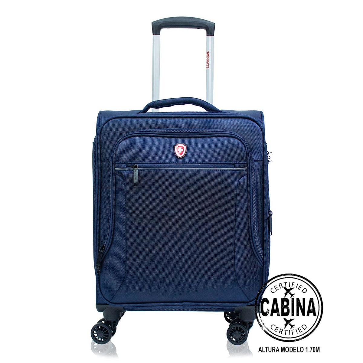 EXPLORA MALETAS - Maleta de Cabina 10 Kg Lona Onix Azul