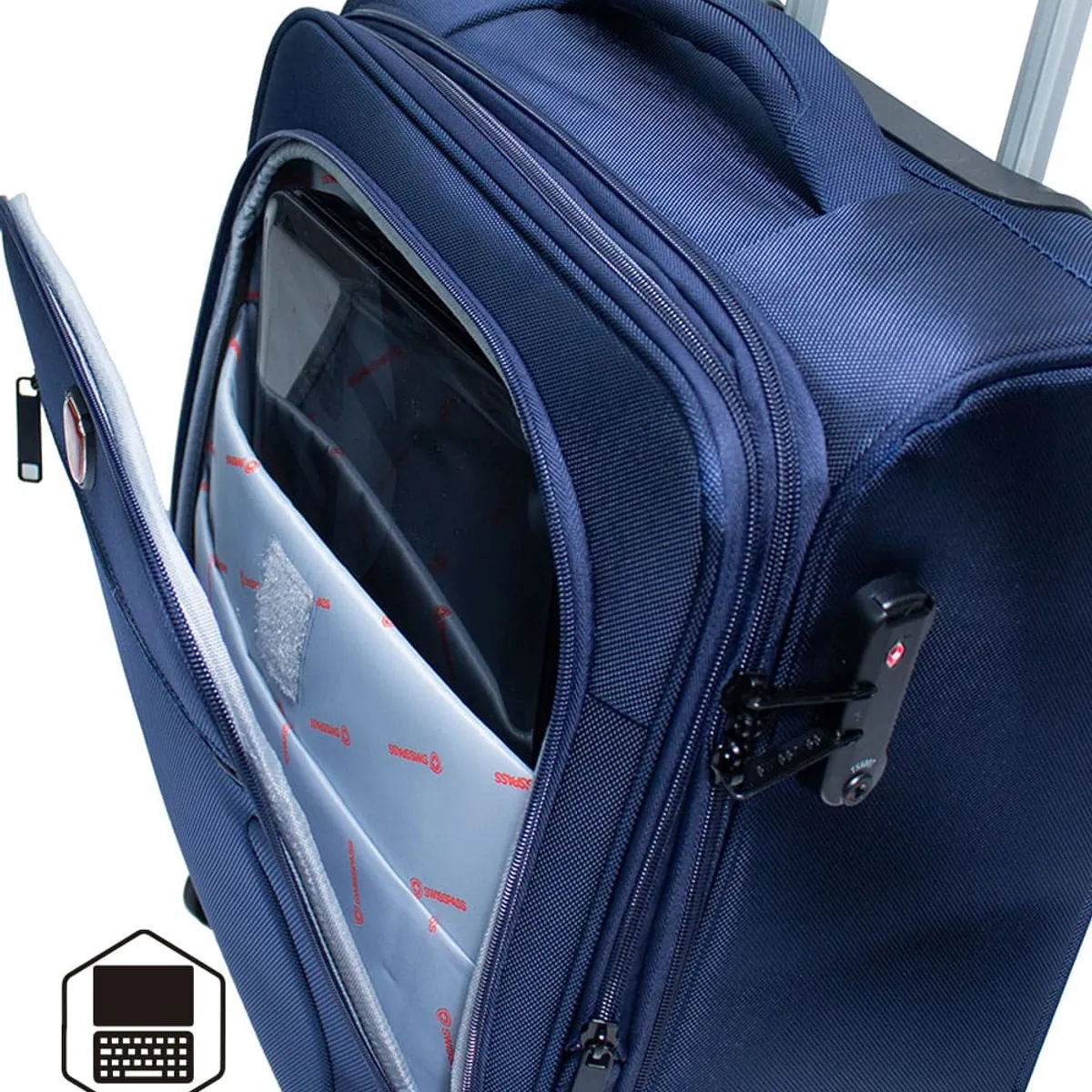 EXPLORA MALETAS - Maleta de Cabina 10 Kg Lona Onix Azul