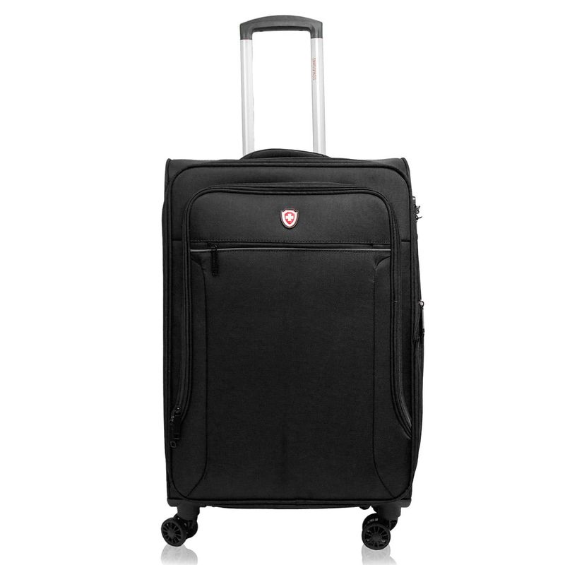 EXPLORA MALETAS - Maleta Grande 23 Kg Lona Grande Onix Negro