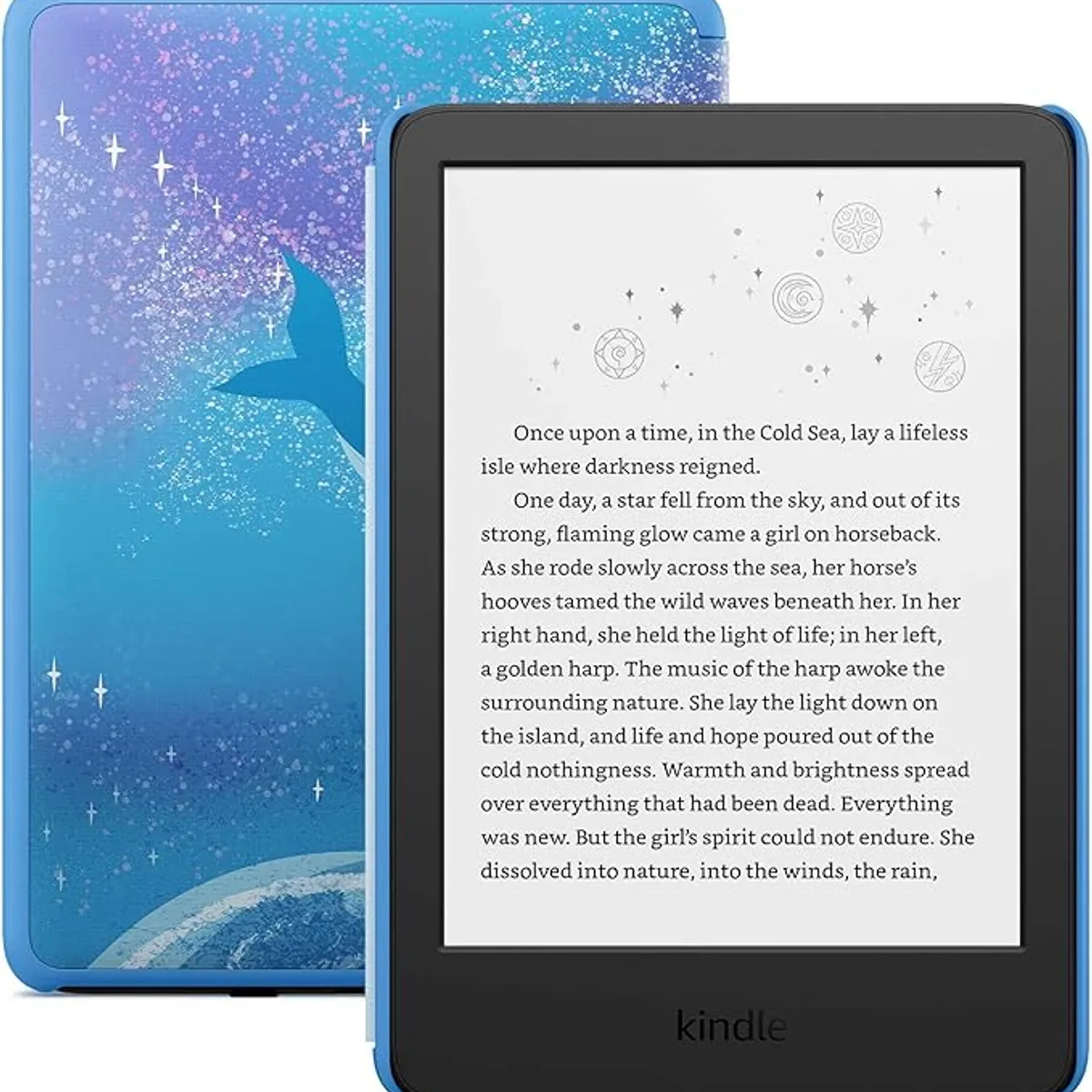 AMAZON - Kindle 2024 Kids 11th Gen 16GB Funda Ballena Espacial - 6 Negro