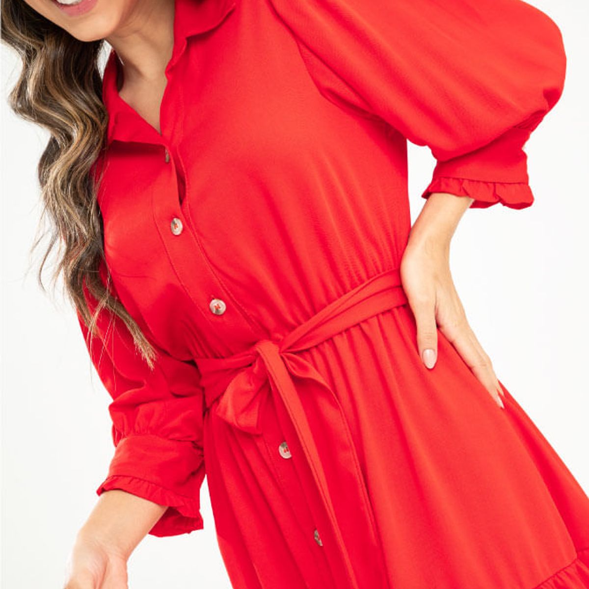 RAGGED - Vestido corto sally Rojo medio Ragged