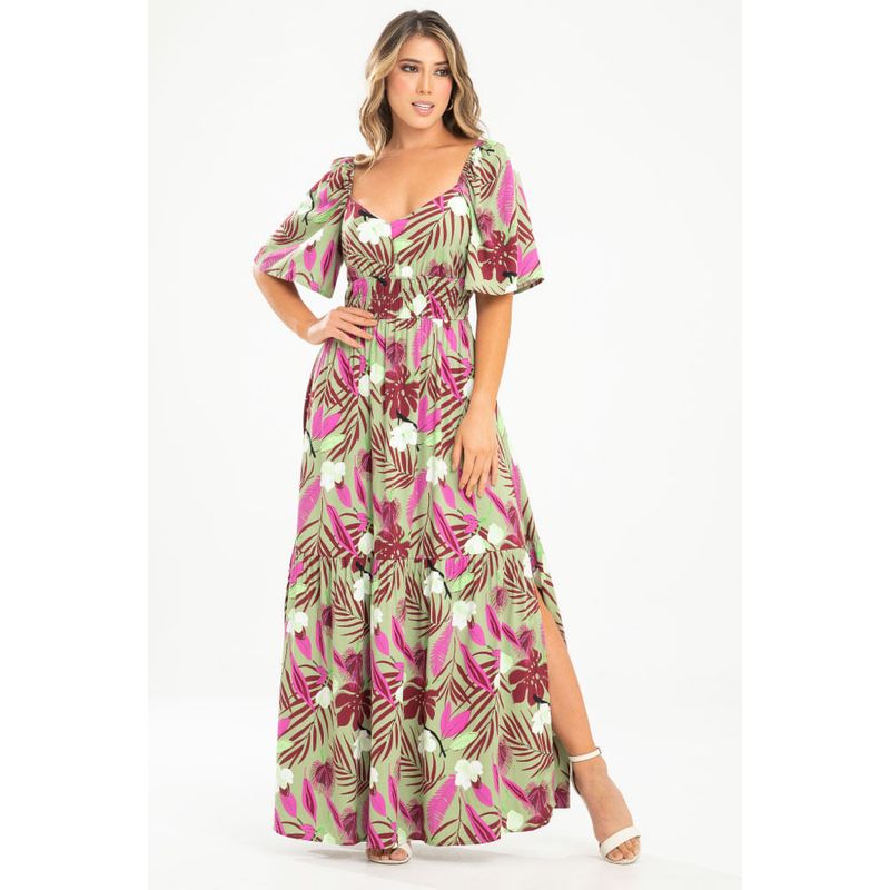 RAGGED - Vestido eria Verde olivo Ragged