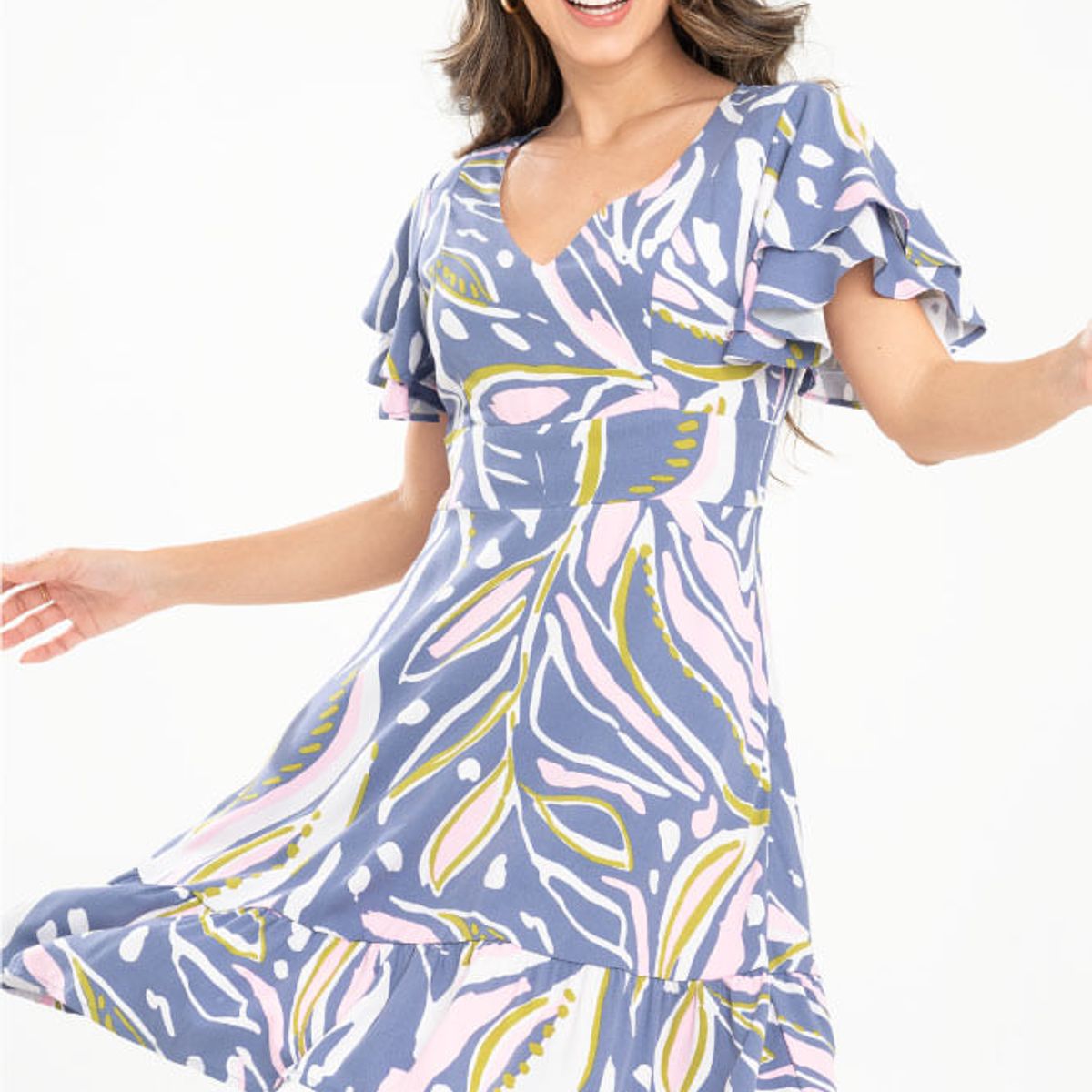 RAGGED - Vestido anastasia Azul medio Ragged