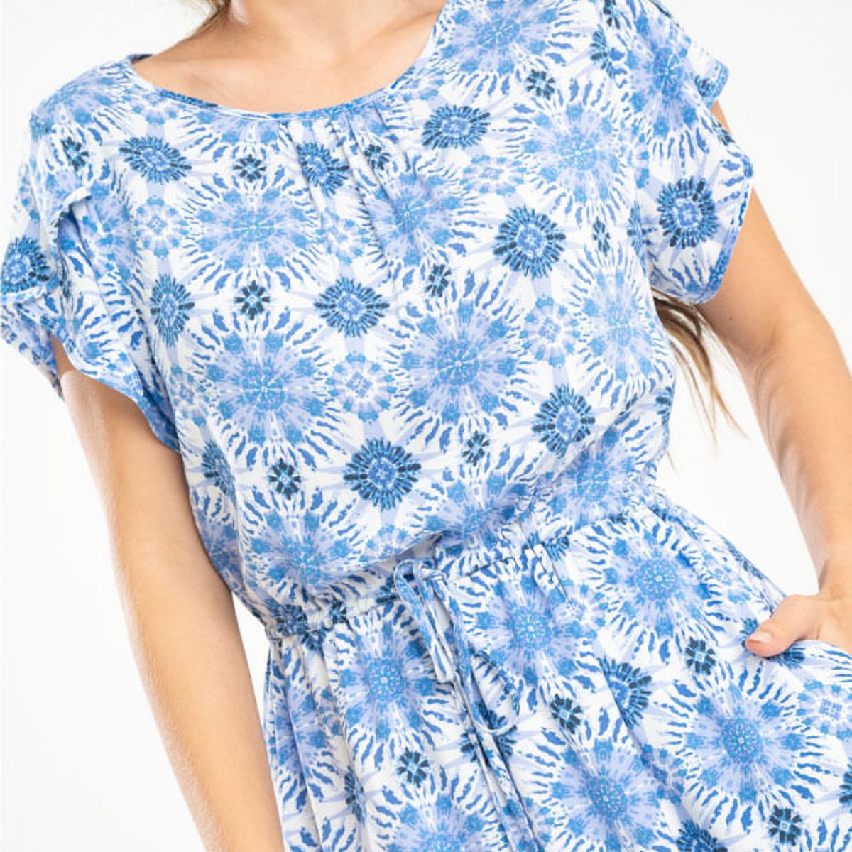 RAGGED - Vestido corto khiara Azul medio Ragged