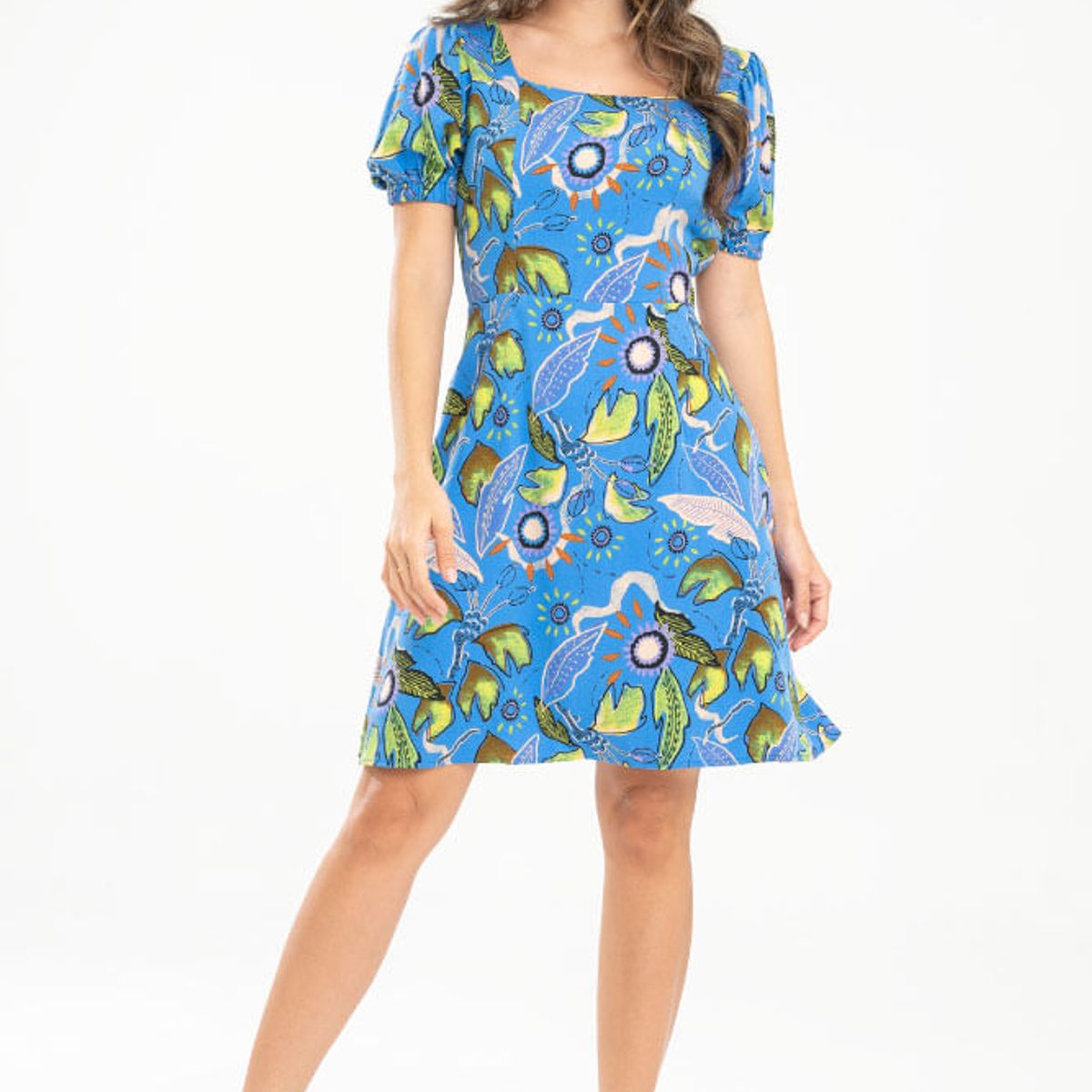 RAGGED - Vestido nina Azul hortensia Ragged