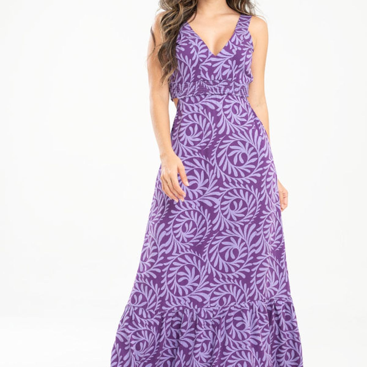 RAGGED - Vestido largo becca Lila Ragged