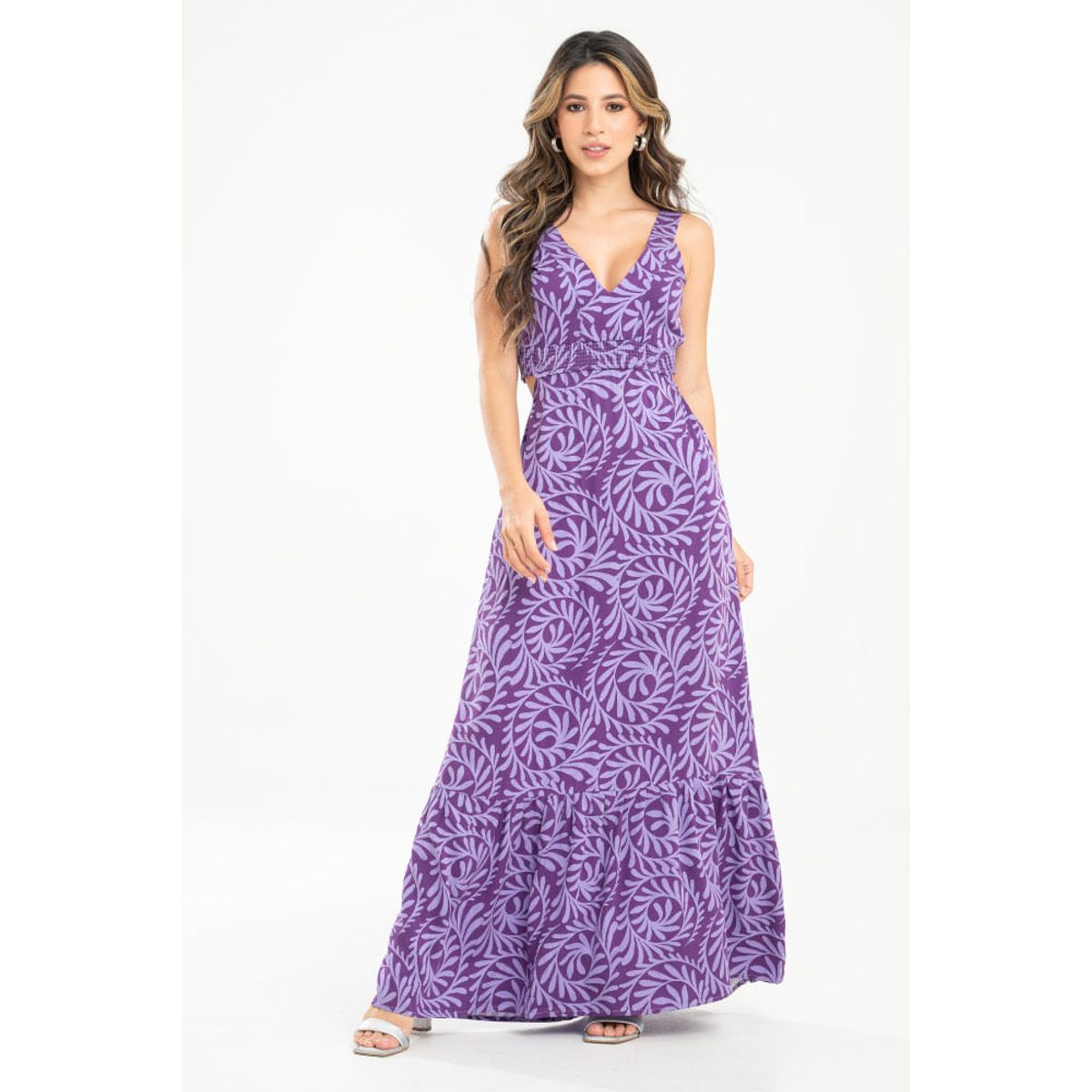 RAGGED - Vestido largo becca Lila Ragged