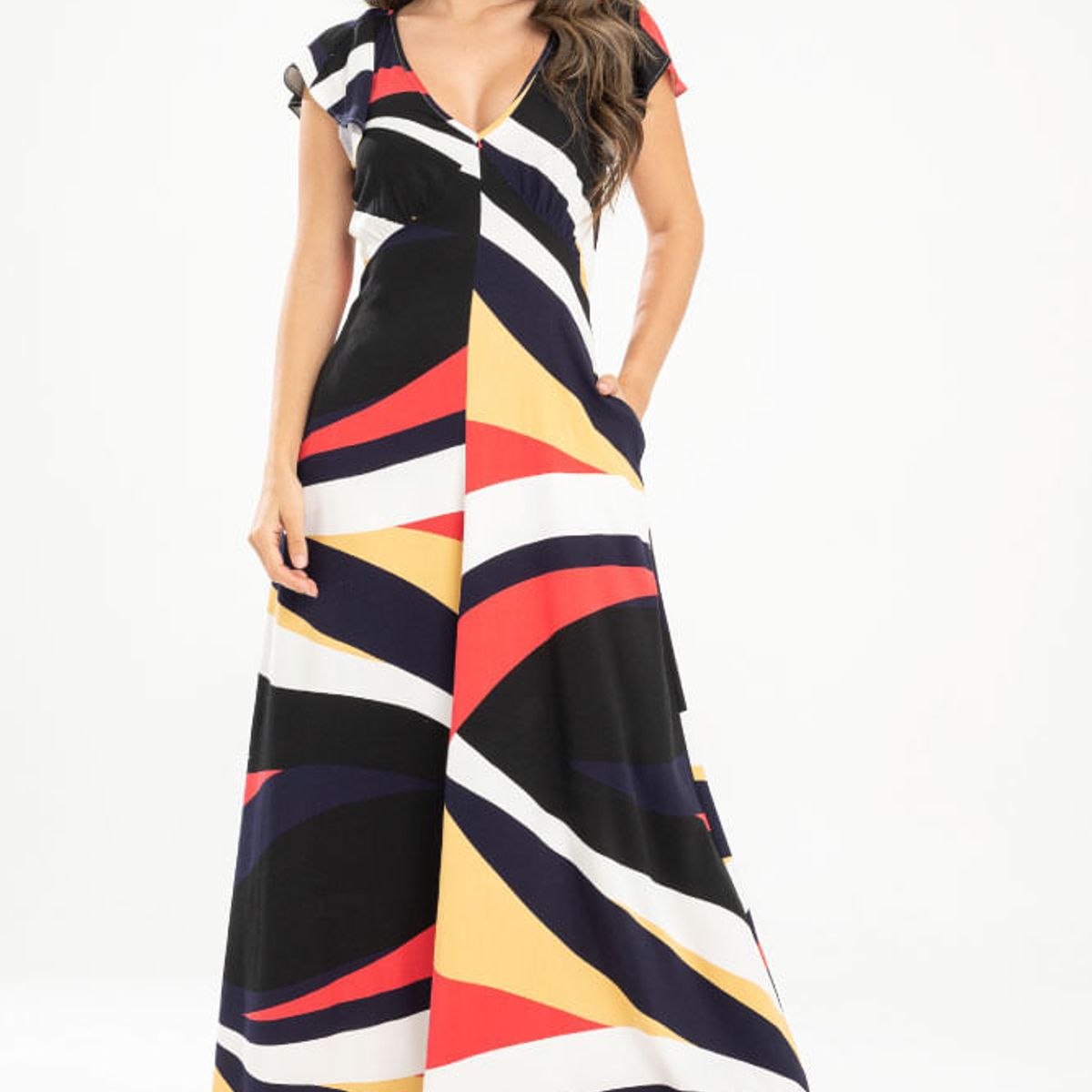 RAGGED - Vestido largo xhenia Rosado candy Ragged