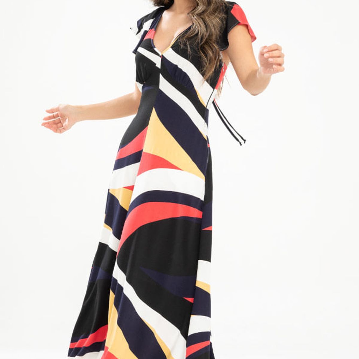 RAGGED - Vestido largo xhenia Rosado candy Ragged