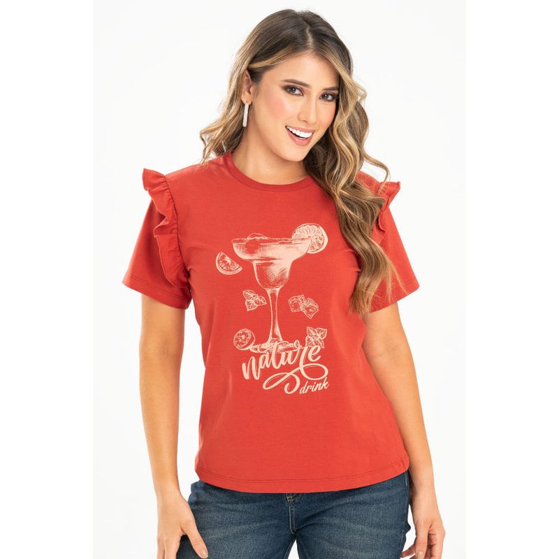 RAGGED - Camiseta nature Cobre Ragged