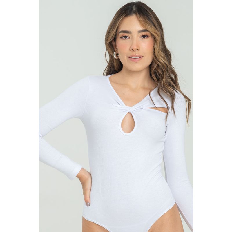 RAGGED - Body manga larga camilo Blanco Ragged