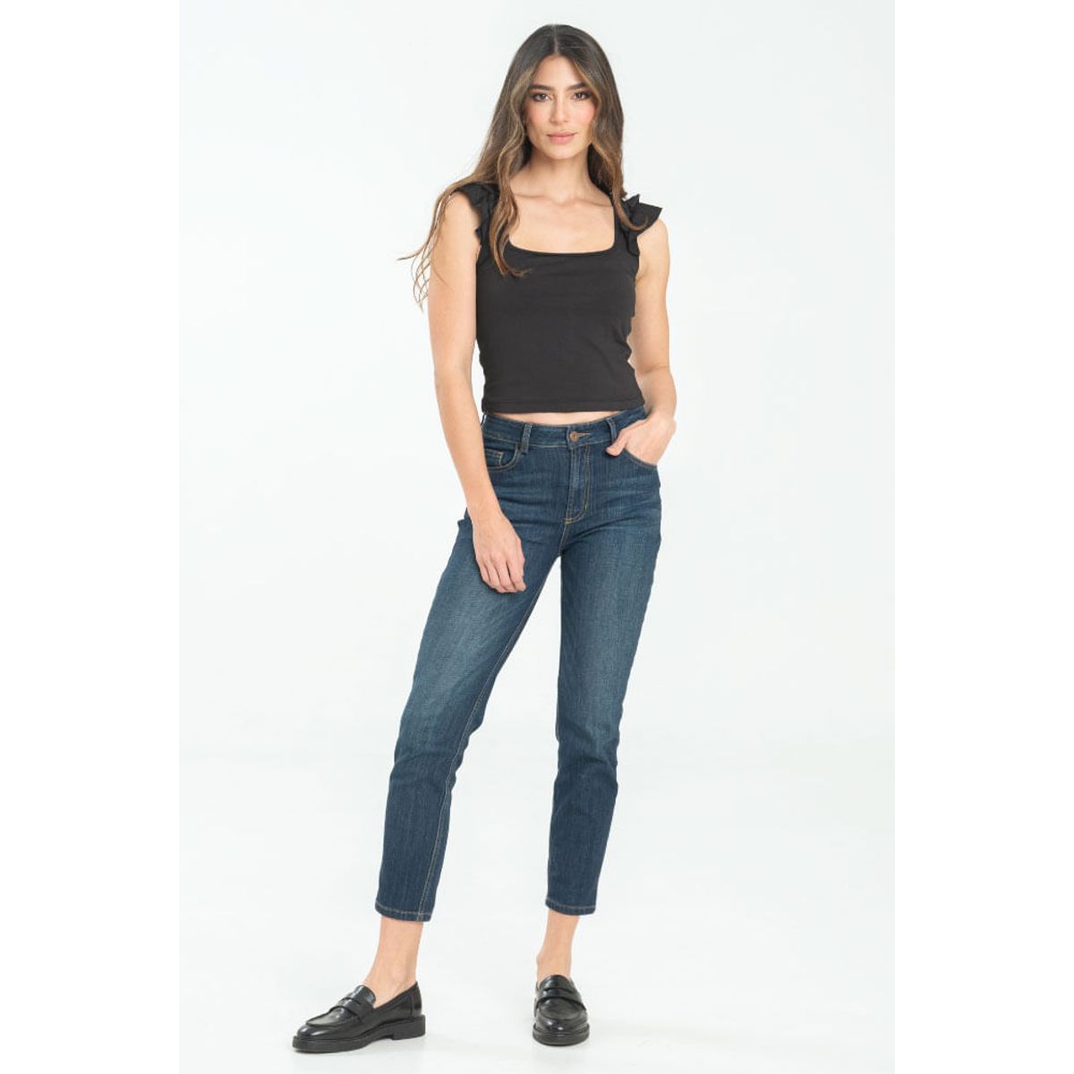 RAGGED - Top maldivas Negro Ragged