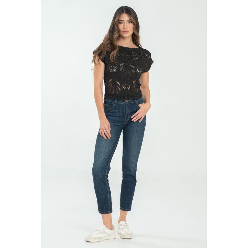 RAGGED - Blusa isabela Negro Ragged