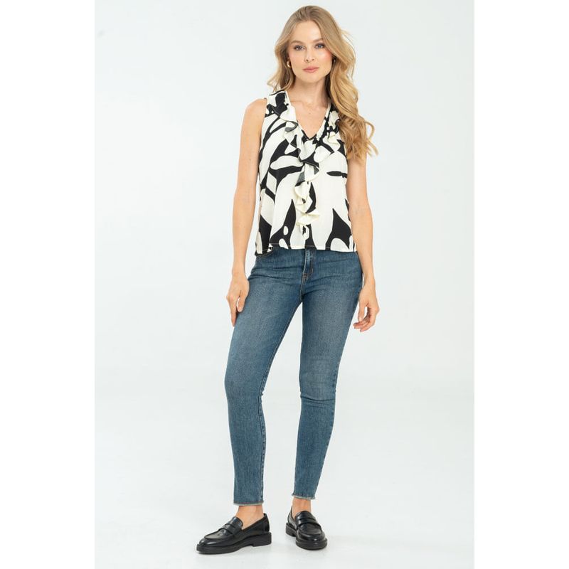 RAGGED - Blusa lizzy Negro Ragged