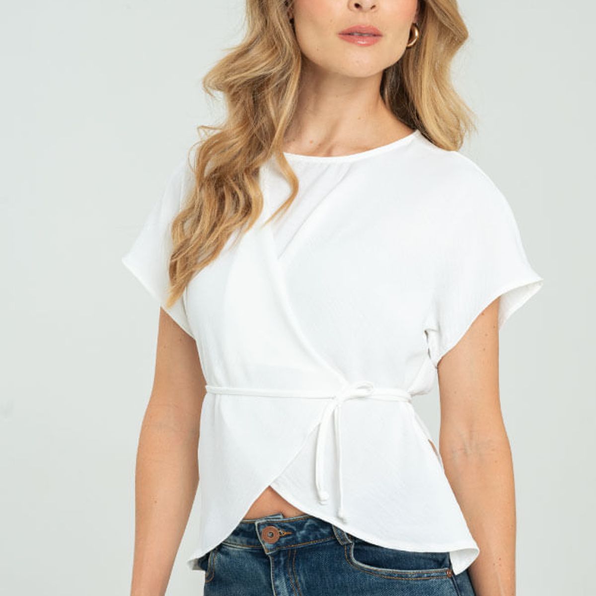 RAGGED - Blusa hayard Blanco crudo Ragged.