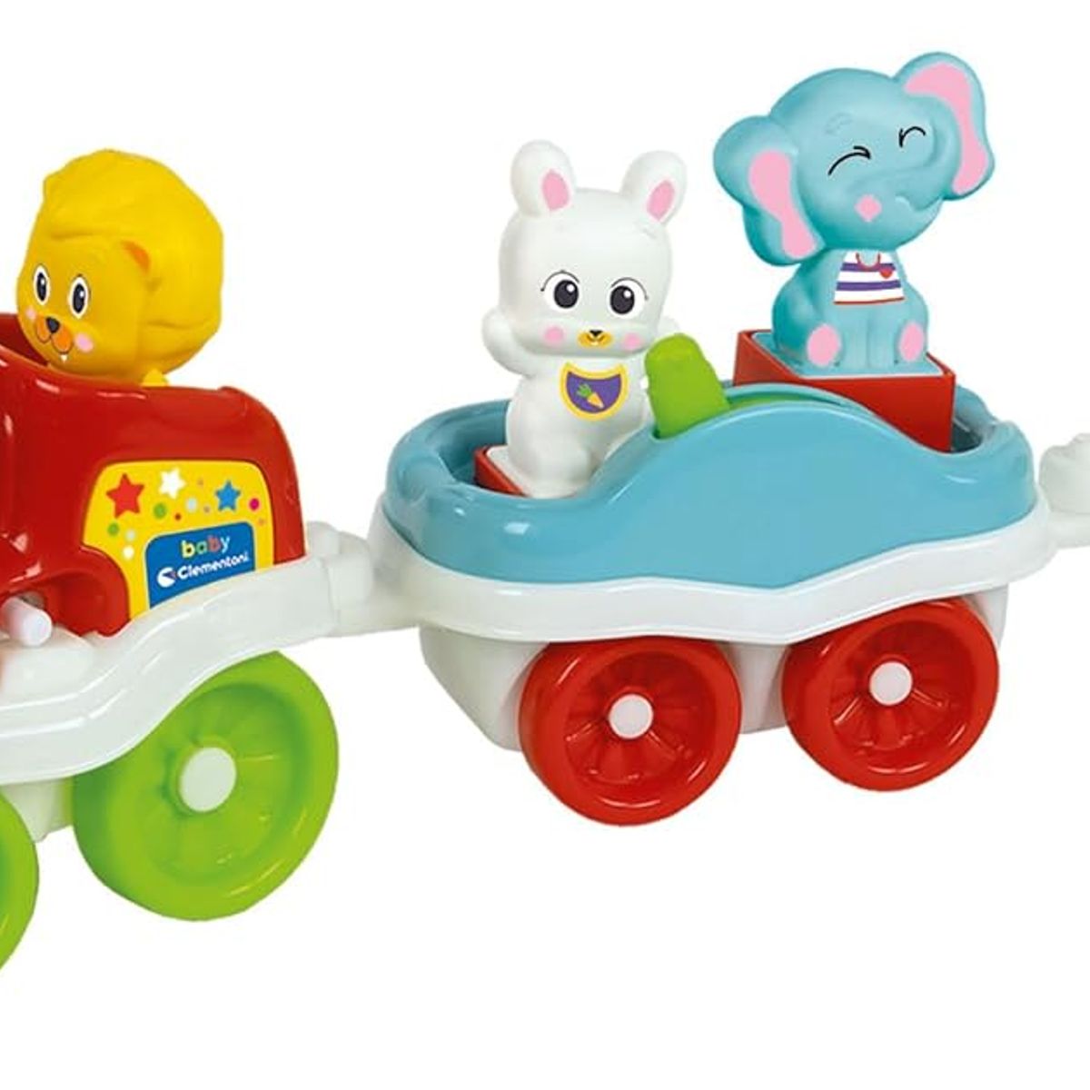 CLEMENTONI - Juguete Tren Interactivo Con Sonidos De Animales Bebés
