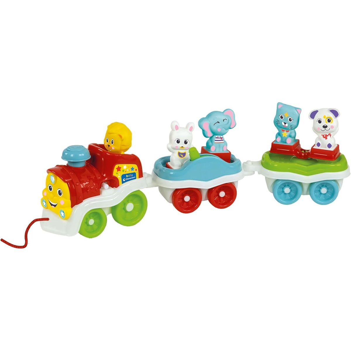 CLEMENTONI - Juguete Tren Interactivo Con Sonidos De Animales Bebés